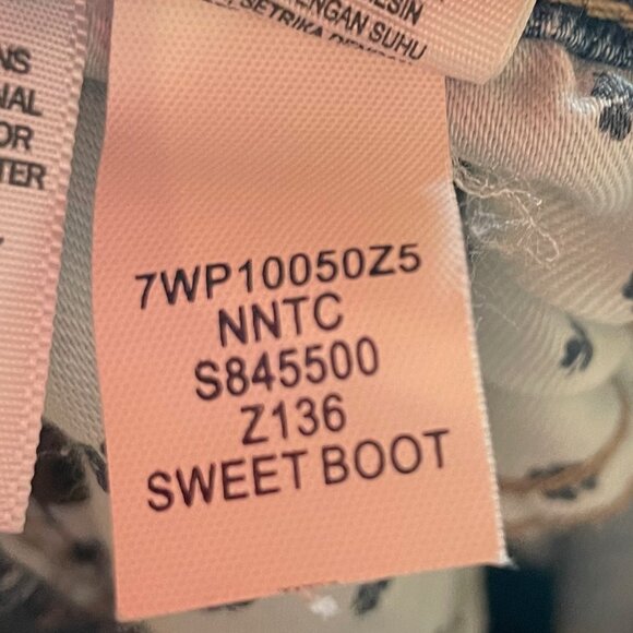 Lucky Brand Jeans Sweet Boot Size 8/29 - Picture 10 of 11